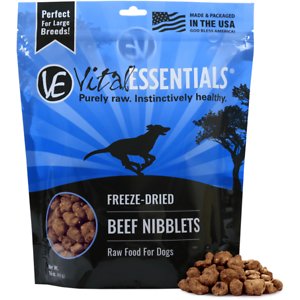 Vital Essentials Beef Nibblets Grain-Free Freeze-Dried Dog Food