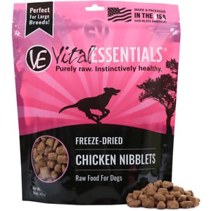 Vital Essentials Chicken Nibblets Grain-Free Freeze-Dried Dog Food