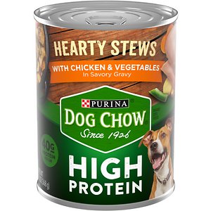 Dog Chow Hearty Stews With Real Chicken & Vegetables In Savory Gravy High Protein Wet Dog Food