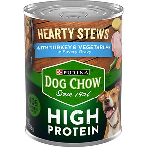 Dog Chow Hearty Stews With Real Turkey & Vegetables In Savory Gravy High Protein Wet Dog Food