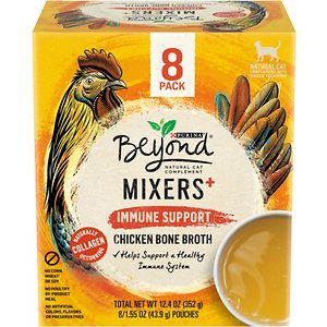 Purina Beyond Mixers+ Immune Support Chicken Bone Broth Natural Wet Cat Food