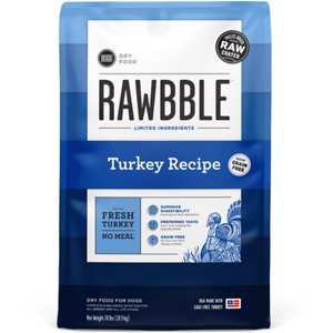 BIXBI RAWBBLE Fresh Turkey Recipe Limited Ingredient Grain-Free Dog Food