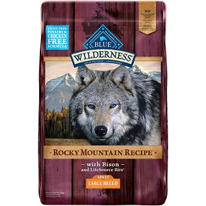 Blue Buffalo Wilderness Rocky Mountain Recipe with Bison Adult Large Breed Grain-Free Dry Dog Food