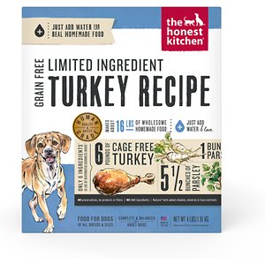 The Honest Kitchen Limited Ingredient Diet Turkey Recipe Grain-Free Dehydrated Dog Food