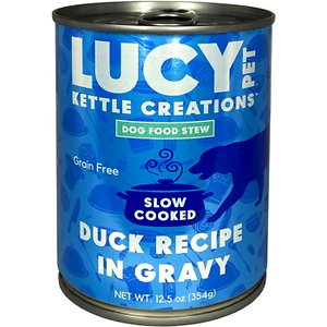 Lucy Pet Products Kettle Creations Duck Recipe in Gravy Wet Dog Food