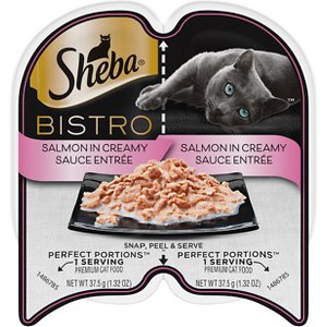 Sheba Perfect Portions Bistro Salmon in Creamy Sauce Wet Cat Food