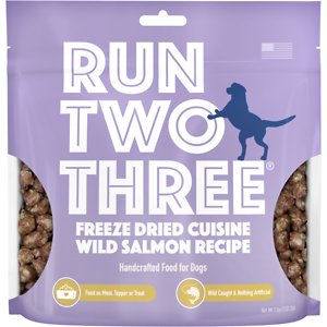 Run Two Three Wild Salmon Recipe Freeze-Dried Cuisine Dog Food