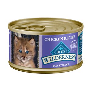 Blue Buffalo Wilderness Kitten Chicken Grain-Free Canned Cat Food