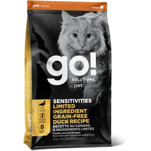 Go! Solutions SENSITIVITIES Limited Ingredient Duck Grain-Free Dry Cat Food