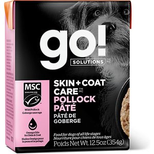 Go! Solutions SKIN + COAT CARE Pollock Pate Dog Food