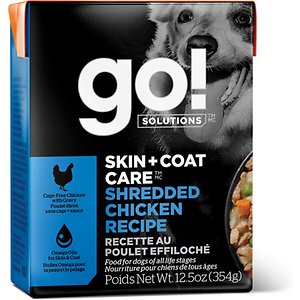 Image of Go! Solutions SKIN + COAT CARE Shredded Chicken Dog Food