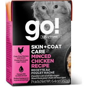 Go! Solutions SKIN + COAT CARE Minced Chicken Cat Food