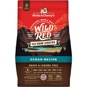 Stella & Chewy's Wild Red Raw Coated Grain-Free Ocean Recipe Dry Dog Food