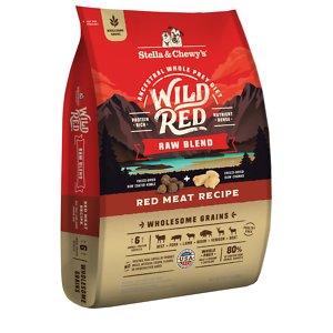 Stella & Chewy's Wild Red Raw Blend Wholesome Grains Red Meat Recipe Dry Dog Food