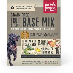 Image of The Honest Kitchen Fruit & Veggie Grain-Free Dehydrated Dog Base Mix