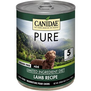 Image of CANIDAE PURE All Stages Grain-Free Limited Ingredient Lamb Recipe Canned Dog Food