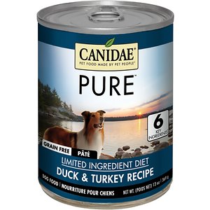 CANIDAE PURE All Stages Grain-Free Limited Ingredient Duck & Turkey Recipe Canned Dog Food