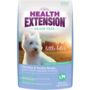 Health Extension Little Bites Grain-Free Chicken & Turkey Recipe Dry Dog Food