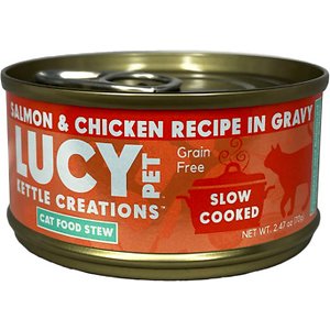 Lucy Pet Products Kettle Creations Salmon & Chicken Recipe in Gravy Wet Cat Food