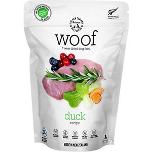 The New Zealand Natural Pet Food Co. Woof Duck Recipe Grain-Free Freeze-Dried Dog Food