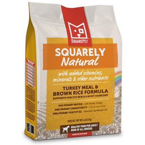 SquarePet Squarely Natural Turkey Meal & Brown Rice Formula Dry Dog Food