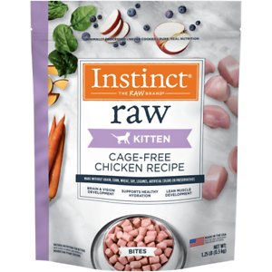 Instinct Bites Chicken Recipe Grain-Free Cage-Free Raw Frozen Kitten Food