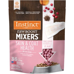 Instinct Boost Mixers Skin & Coat Health Grain-Free Frozen Dog Food Topper