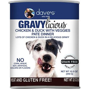 Dave's Pet Food Gravylicious Chicken & Duck With Veggies Grain-Free Wet Dog Food