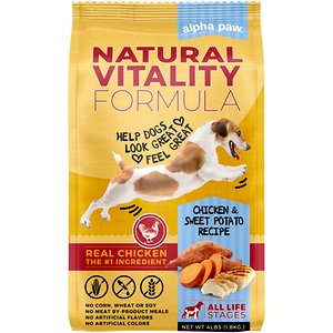 Alpha Paw Natural Vitality Formula Chicken & Sweet Potato Recipe Dry Dog Food