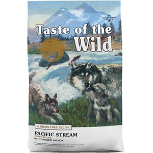 Taste of the Wild Pacific Stream Puppy Recipe Grain-Free Dry Dog Food