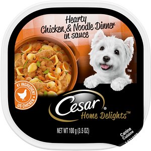 Cesar Home Delights Hearty Chicken & Noodle Dinner in Sauce Dog Food Trays