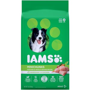 Iams Adult MiniChunks Small Kibble High Protein Dry Dog Food