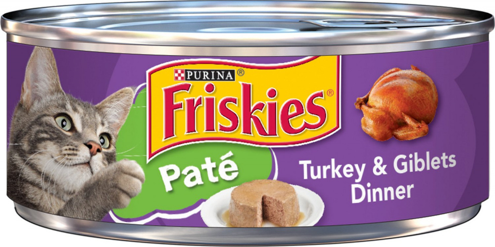 Friskies Pate Turkey  Giblets Canned Cat Food