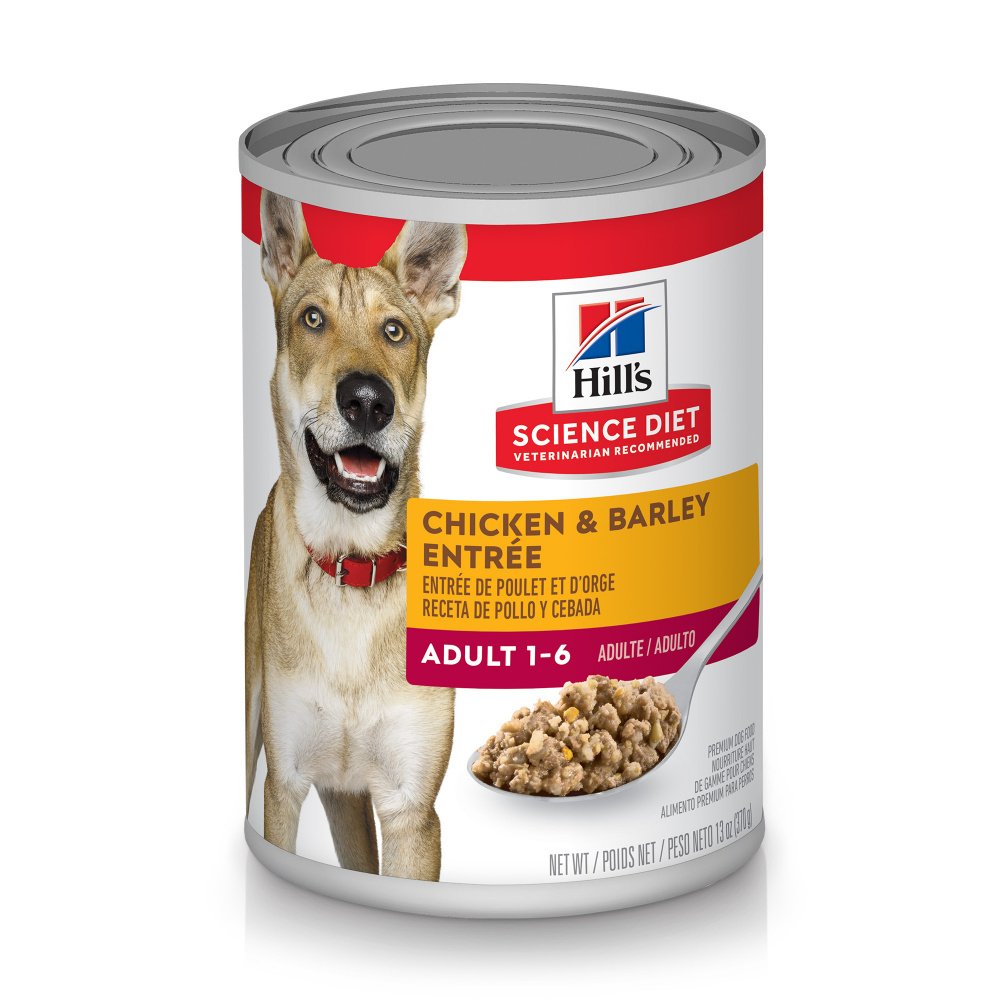 Hill's Science Diet Adult Gourmet Chicken  Barley  Entree Canned Dog Food