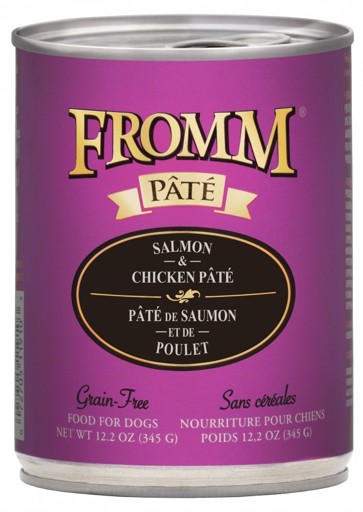 Fromm Gold Grain Free Salmon  Chicken Pate Canned Dog Food