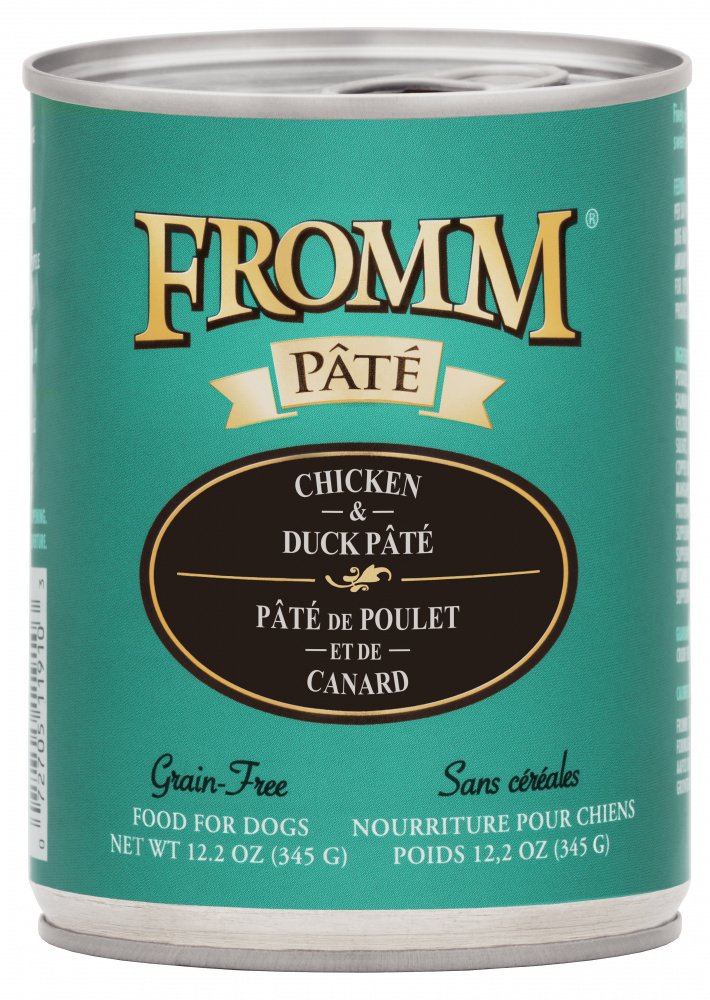 Fromm Gold Grain Free Chicken  Duck Pate Canned Dog Food