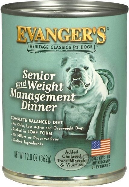 Evangers Classic Senior & Weight Management Canned Dog Food