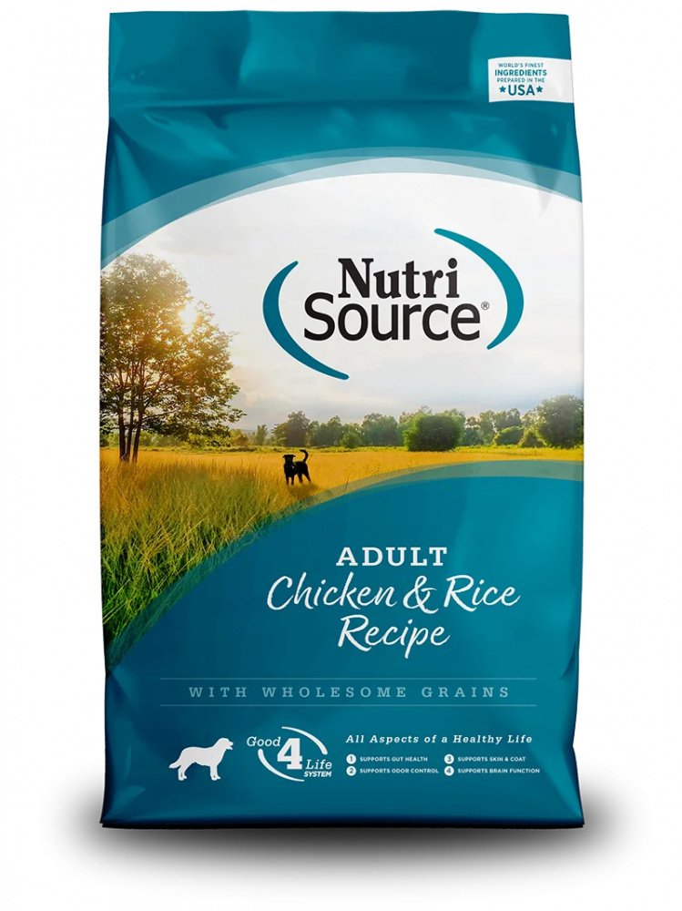 NutriSource Adult Chicken  Rice Dry Dog Food