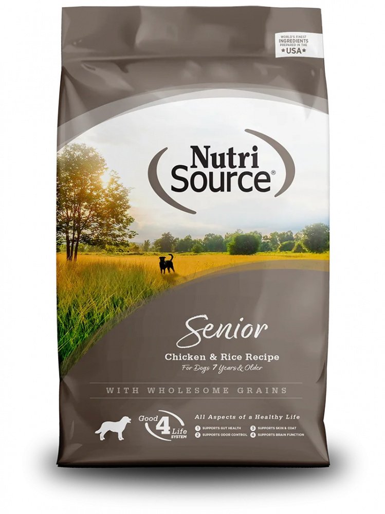 NutriSource Senior Chicken  Rice Dry Dog Food