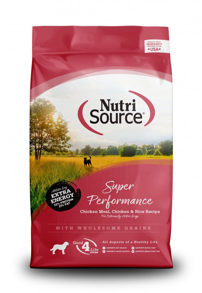 NutriSource Super Performance Chicken  Rice Dry Dog Food
