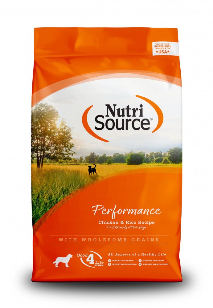 NutriSource Performance Chicken  Rice Dry Dog Food