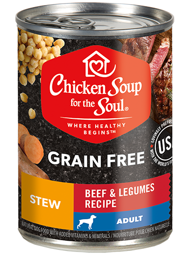 Chicken Soup For The Soul Grain Free Beef & Legume Stew Canned Dog Food