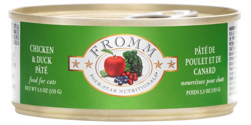 Fromm Four Star Grain Free Chicken  Duck Pate Canned Cat Food