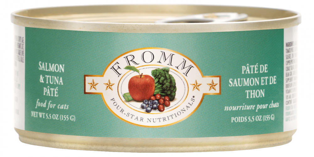 Fromm Four Star Grain Free Salmon  Tuna Pate Canned Cat Food