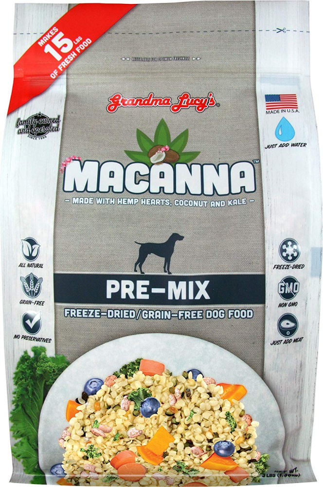 Grandma Lucy's MACANNA Premix Freeze-Dried Grain-Free Dog Food