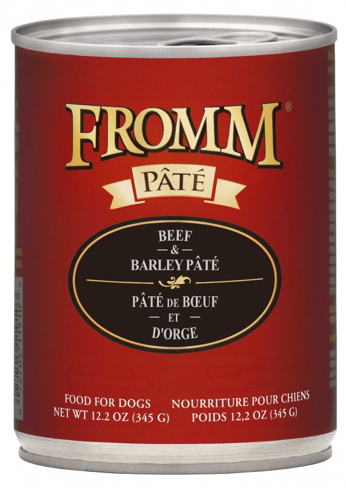 Fromm Gold Beef  Barley Pate Canned Dog Food