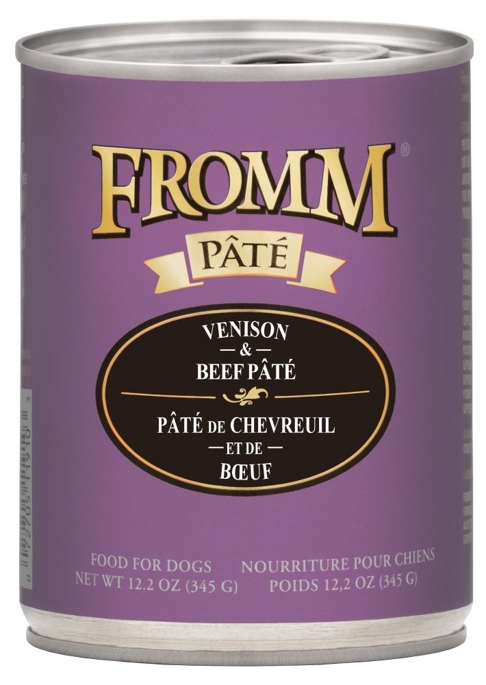 Fromm Gold Venison  Beef Pate Canned Dog Food