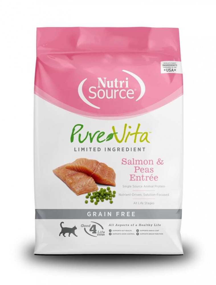 PureVita Grain Free Salmon & Peas Dry Cat Food