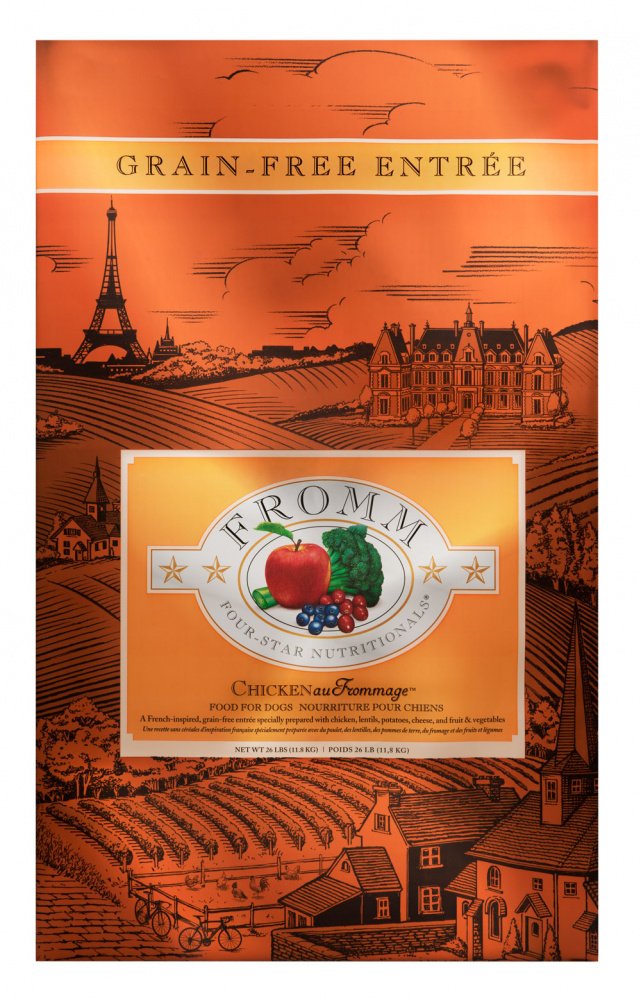 Fromm Four Star Grain Free Chicken au Frommage Dry Dog Food