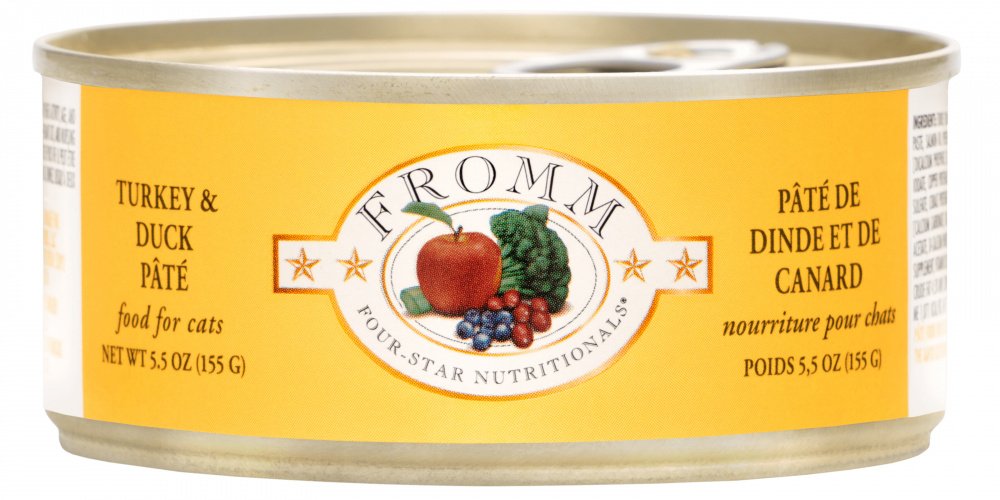 Fromm Four Star Grain Free Turkey  Duck Pate Canned Cat Food